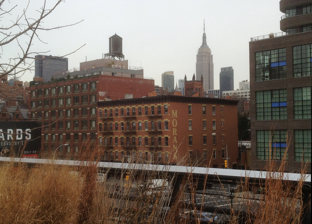 Empire State Building from the High Line park