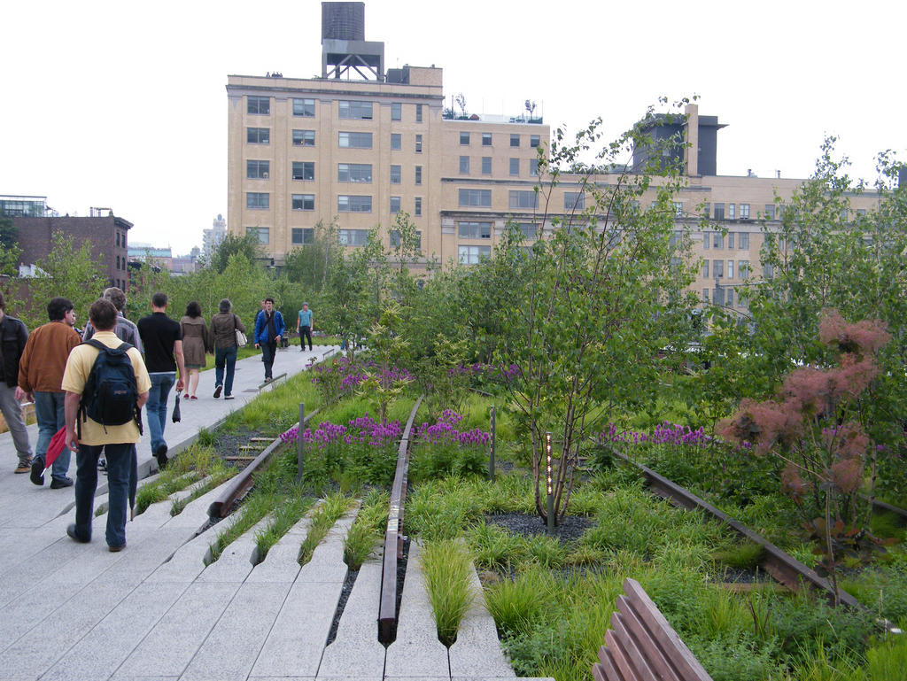 The High Line in spring, from Friends of the High Line park