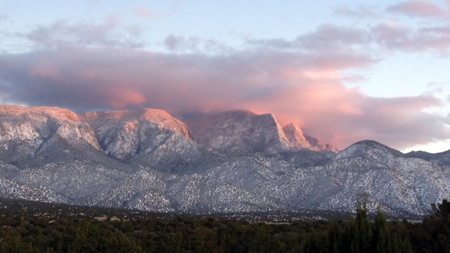 Sandia Mountain close to my home in Placitas, NM. It's easy to offer gratitude for beauty like this.